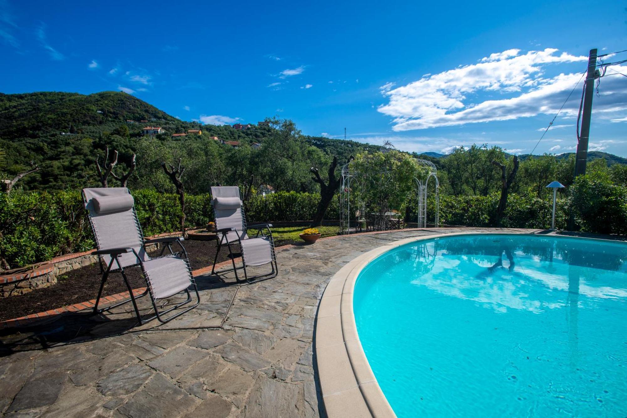 277 - Il Frantoio Della Marchesa - Giardino E Piscina Nel Verde Di Sestri Levante Esterno foto