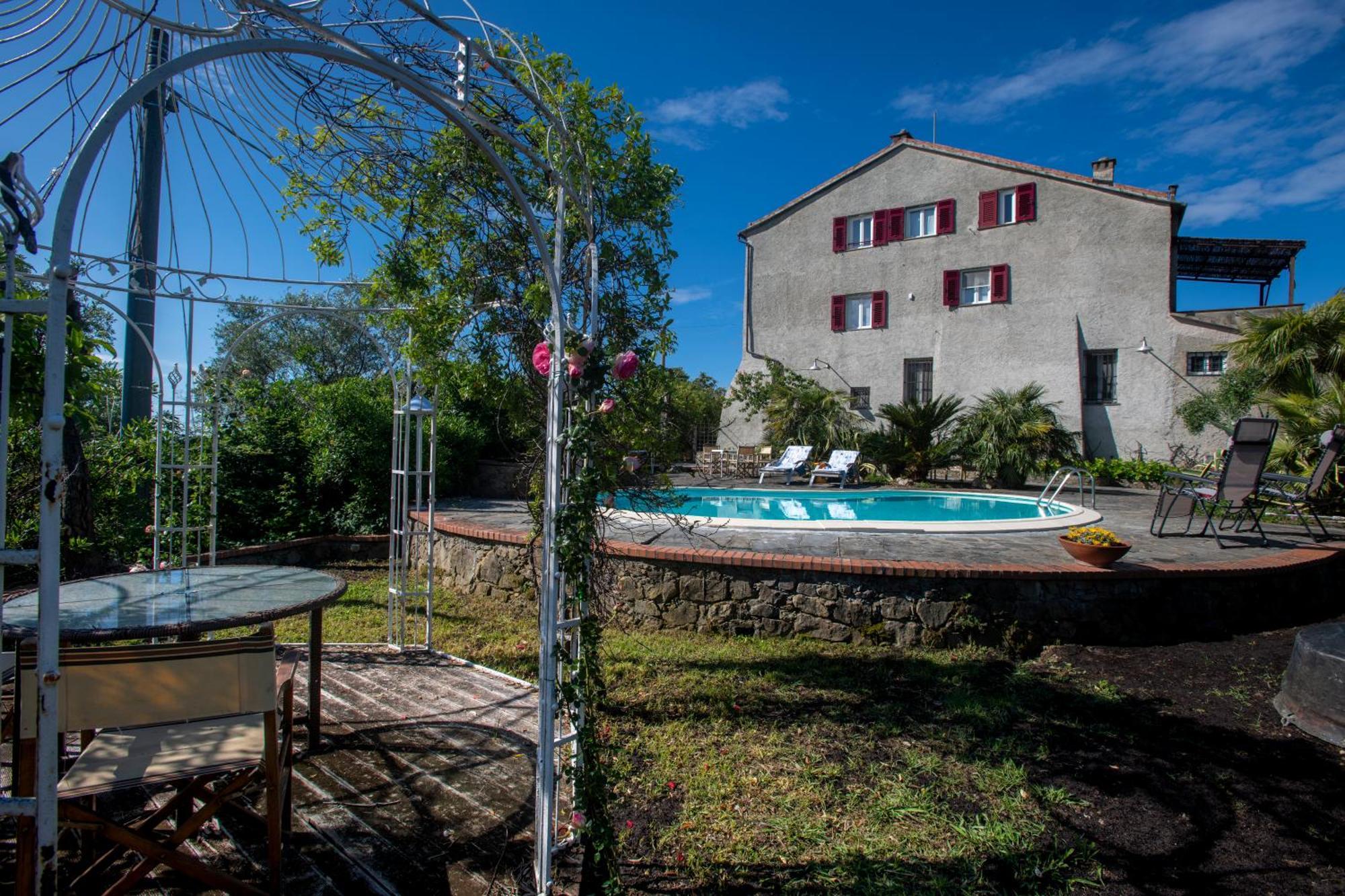 277 - Il Frantoio Della Marchesa - Giardino E Piscina Nel Verde Di Sestri Levante Esterno foto